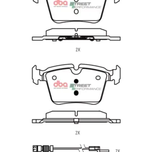 DBA Brake Pads Street Performance — Rear for Mercedes-Benz C-Class (W205) C160 / C-Class (W205) C180 – DB2404SP — brake part photo