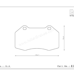 Endless Abarth Punto Front Brake Pads – EIP191 6 Endless Abarth Punto Front Brake Pads – EIP191 Endless Abarth Punto Front Brake Pads – EIP191