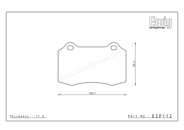Endless Alfa Romeo 147 Front Brake Pads – EIP112 1 Endless Alfa Romeo 147 Front Brake Pads – EIP112 Endless Alfa Romeo 147 Front Brake Pads – EIP112