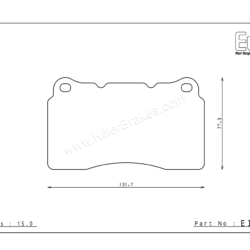 Endless Alfa Romeo 166 Front Brake Pads – EIP111 6 Endless Alfa Romeo 166 Front Brake Pads – EIP111 Endless Alfa Romeo 166 Front Brake Pads – EIP111