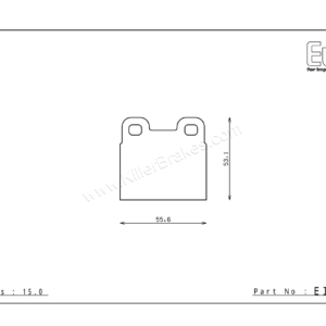 Endless Alfa Romeo Alfetta Rear Brake Pads – EIP083