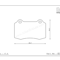 Endless Alfa Romeo Spider Front Brake Pads – EIP112 6 Endless Alfa Romeo Spider Front Brake Pads – EIP112 Endless Alfa Romeo Spider Front Brake Pads – EIP112