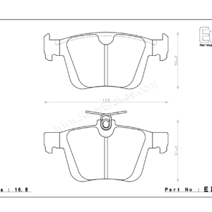 Endless Audi RS3 Rear Brake Pads – EIP251