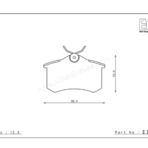 Endless Audi S4 Rear Brake Pads – EIP025