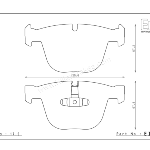 Endless BMW 7 series F01/F02 Rear Brake Pads – EIP188
