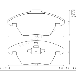 Endless Volkswagen Beetle Front Brake Pads – EIP122