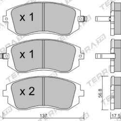 Terra Performance Track Days Front Brake Pads for Subaru XV / Subaru Impreza – TP16980TR 7 Terra Performance Track Days Front Brake Pads for Subaru XV / Subaru Impreza – TP16980TR Terra Performance Track Days Front Brake Pads for Subaru XV / Subaru Impreza – TP16980TR — additional product view