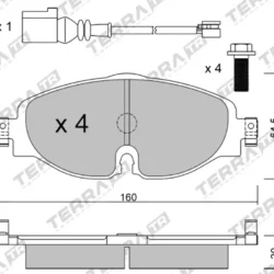 Terra Performance Track Days Front Brake Pads for Škoda Octavia (5E) / SEAT Leon (5F) – TP30480TR — additional product view
