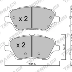 Terra Performance Race Front Brake Pads for Ford Fiesta Mk8 / Ford Fiesta Active – TP31260RC 7 Terra Performance Race Front Brake Pads for Ford Fiesta Mk8 / Ford Fiesta Active – TP31260RC Terra Performance Race Front Brake Pads for Ford Fiesta Mk8 / Ford Fiesta Active – TP31260RC — additional product view