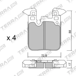 Terra Performance Race Rear Brake Pads for BMW 1 Series (F20) 116 / BMW 1 Series (F21) 116 – TP32700RC 7 Terra Performance Race Rear Brake Pads for BMW 1 Series (F20) 116 / BMW 1 Series (F21) 116 – TP32700RC Terra Performance Race Rear Brake Pads for BMW 1 Series (F20) 116 / BMW 1 Series (F21) 116 – TP32700RC — additional product view