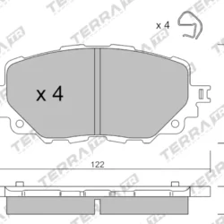 Terra Performance Track Days Front Brake Pads for Mazda MX5 RF / Mazda MX5 (Mk4) (ND) – TP34080TR 7 Terra Performance Track Days Front Brake Pads for Mazda MX5 RF / Mazda MX5 (Mk4) (ND) – TP34080TR Terra Performance Track Days Front Brake Pads for Mazda MX5 RF / Mazda MX5 (Mk4) (ND) – TP34080TR — additional product view