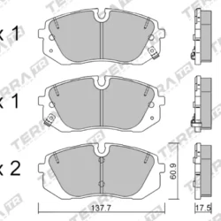 Terra Performance Track Days Front Brake Pads for Hyundai i20 N – TP42600TR — additional product view