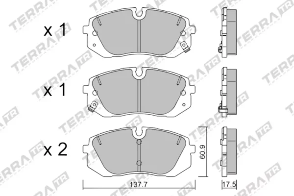 Terra Performance Track Days Front Brake Pads for Hyundai i20 N – TP42600TR — brake part photo